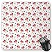 Produktbild HYYCLS Ice Cream Mauspads, Childish Pattern Melting Cranberry Ice Cream Cones Dripping Cherries Stars, Standard Size Rectangle Non-Slip Rubber Mousepad, Peach Pink Green