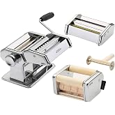 Gefu Makarna Makinesi Makarna Perfetta De Luxe Set 6 Farklı Makarna &Ccedil;eşidi i&ccedil;in - Makarna Makinesi 3 Farklı Başlıklı