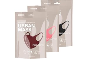 Basic Sense Plain 3D Reusable Washable Mouth Cover Thick Reinforced Fibre Face Urban Masks UK STOCK