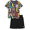 HELLCAT Boys Dress Clothing Set Combo with Tshirts & Shorts - Pack 1
