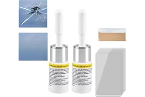TONISABERY 2PCS Windscreen Repair Kit,Windshield Repair Kit,Car Scratch Repair Kit,Glass Scratch Remover,Glass Glue Repair,Glass Repair Liquid, Car Glass Chip Repair Kit Resin,Quick Fix Auto Windscreen Scratch