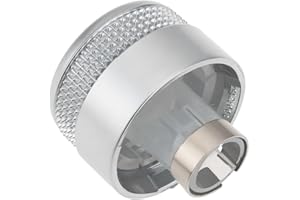 Briny River 1 Stück Autoradio-Lautstärkeregler-Schaltereinstellungsabdeckung Ersatzteil 4G0919070 Kompatibel mit Audi Sportback Allroad RS6 RS7 S6 C7