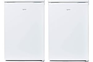 Igenix Freestanding Under Counter Larder Fridge & Freezer Set, Reversible Doors, 55cm Wide, White
