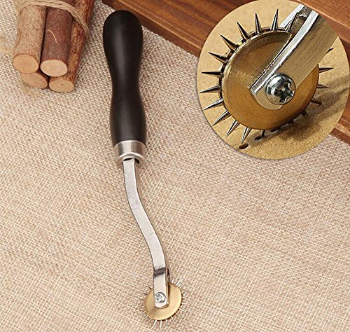 Malayas 18 pcs Leder Fertigkeit Handwerk Werkzeug Set Schneiden Nähen Schnitzen Stanzen Lochen Werkzeug DIY Leather Craft Punch Tools Set - 3