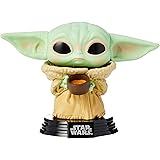 Funko Pop! Star Wars: The Mandalorian-Grogu (The Child, Baby Yoda) - (Grogu (The Child, Baby Yoda), Baby Yoda) with Cup - Fig