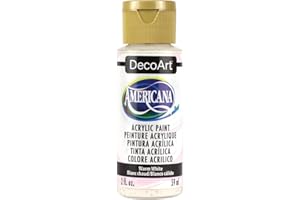 DECOART Deco Art Acrilico Americana dipingere 2 Once-Warm White/Semi-Opaque