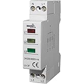 BEMKO L9 L9-3F Indicator Lights 3, 1.8 W, Indicator 1 Phase Yellow