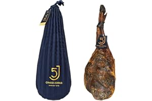 CINCO JOTAS Paleta de Bellota 100% Ibérica | Épaule de Porc de Race Ibérique, Qualité 5J, Porcs Élevés en Plein Air - Affinage Lent et Naturel. Poids Approximatif 6-7 kg.