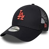 New Era Youth MLB 9FORTY Kamyoncu Şapkası Homefield Los Angeles Dodgers Koyu Lacivert, Mavi, Tek Beden
