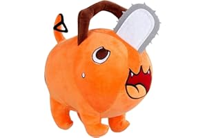 MERAYAS Jouet en Peluche,Peluche Homme tronçonneuse,Anime Peluche Doll,Décoration Chien en Peluche,Poupée Peluche,Peluche poupée,Cartoon Doll Cadeaux pour Enfants,Poupée Enfant
