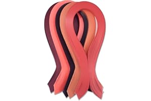 ‎CRAFTREAT CrafTreat Rote Quilling-Papierstreifen für Bastelarbeiten – 500 Quilling-Streifen 3 mm – Papier-Quilling zum Dekorieren von Karten, Geschenktüten, Bilderrahmen und Scrapbooking