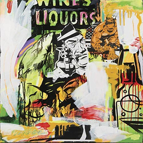 Marmont Hill Wines X Liquors Canvas Wall Art, 18 x 18"