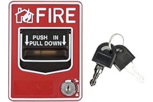 Tosuny Manual Call Point,Fire Alarm Dual Action Manual Pull Station for sound and light alarms when a fire occurs.