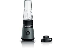 VitaPower Serie 2 Blender, MMB6141S, Silver/Svart | Kompakt miniblender | 450 W-motor