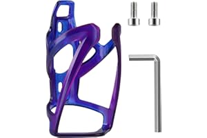 FILOEEX Bike Cup Holder,Universal Bike Water Bottle Cage,Drink Cup Holders with Screws,Lightweight Drinking Bottle Cage,Bicycle Cup Holder,Cycling Kettle for Road,Mountain and Kids Bikes (Purple)
