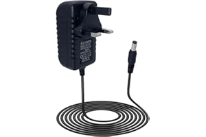 JESIAH 12V Charger for Ride on Car, Universal 12 Volt 1000mA Power Adapter for Electric Toy Car, ATV, Motorcycle, SUV, Quad Bike & Scooter Battery Charger