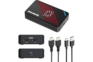 AVerMedia 4K HDMI Capture Card pour Le Streaming, PS5, Xbox, Switch, Périphérique de Capture USB 3.2 pour Twitch, OBS, Discord, Enregistrement à Faible Latence, GC553Pro Live Gamer Ultra S
