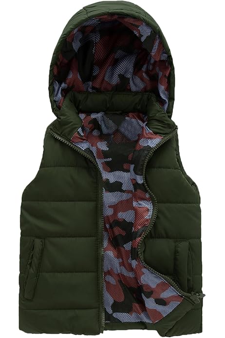 Vest For Boys Kids' Lightweight Down Puffer Vest Windproof