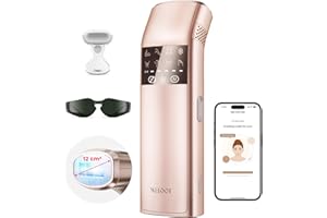 SALLOOT Professionell IPL Geräte Haarentfernung für Damen und Herren, Superschnelle Dreifach-Puls, 3°C Saphir-Eis-Kühlung, Schmerzfreie, Dauerhafte Haarentfernung Laser Hause für Gesich, Bikini, Schambereich