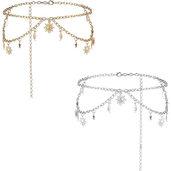 LumiSyne Mode Ceintures Chaîne En Cuir Pour Femmes Tressé En