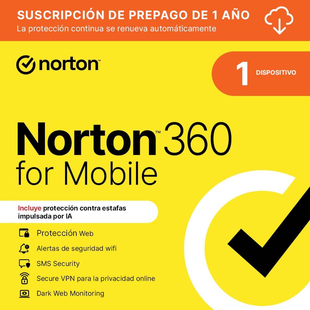 Avis d'Expert & Test Approfondi : Norton 360 for Mobile 2026 1 Dispositivo 1 a (Sélection)