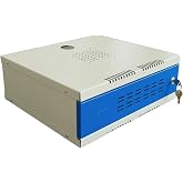 Geonix 2U DVR Rack | Wall Mount Network Server Rack | NVR Cabinet Box with Lock | 0.5 mm Metal Thickness