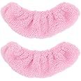 IMIKEYA 1 Pair Skate Covers Soft Plush Ice Skate Covers Pink Ice Skate Protector for Hockey Skates Figure Skates Ice Skates, Extra Large-26x6.5cm