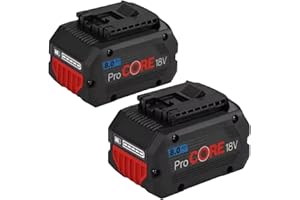 Lot de 2 Batteries de Rechange pour Bosch Professional 18V – ProCORE 8.0 Ah