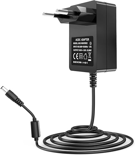 Chargeur 30W Pour Echo Show 8/10/15, Echo 3e/4e Gén, Echo Plus 2e Gén - Câble 1,5 M - Alimentation Stable 18V 1.67A - 3