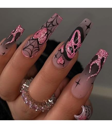 10 Faux Ongles Effrayants Pour Halloween - Griffes Longues En Fer - Pour Cosplay Et Fêtes Déguisées - 6