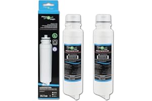 FilterLogic FFL-115D - Filtro dell'acqua per frigorifero compatibile con Daewoo Aqua Crystal DW2042FR-09, John Lewis JLAFFS2011, Smeg DW2042FR, Baumatic Titan 4, 3019986700, FRNY22D2V, FRNY22D2V (2)