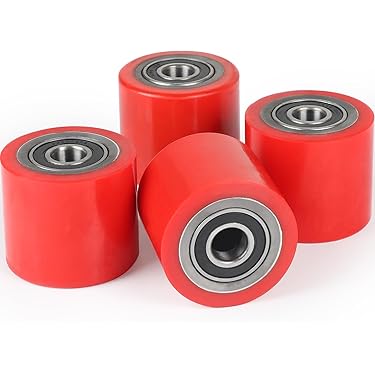 4 Ruote Poliuretano Per Carrelli 80x70mm - Portata 600kg Con Asse 20mm - Foto 13