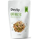 Devlip Erken Hasat (Boz) &Ccedil;iğ İ&ccedil; Antep Fıstığı, 500 GR, Kilitli (A&ccedil;-Kapa) Ambalaj, Vegan