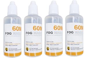 LENSGO Fog Fluid for Smoke B/Smoke S/Smoke S MINI, Smoke K Hand Mist Machines, 60ml Fog Fluid X4 Universal Market 99% of Hand Mist Machines