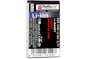 PIEFFELINE Batteria per Saiet Unico - Pronto Max e NGM ROMEO e Majestic Sileno 41N / 41R / flip da 850 Mah a Litio