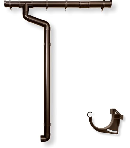 SMART Dachrinnen‑Set PVC, 25‑teilig – Für 4 M Dachlänge, System 75/63 Mm, Einfache Montage