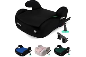 My Babiie MBCSB20 Child Booster Seat - ISOFIX, R129 i-Size 125-150cm (Group 3, 6 to 12 Years Approx.) Portable Kids Car Seat,