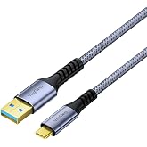 VegGieg USB 3.0 to USB-C &Ouml;rg&uuml;l&uuml; Type-C 5Gbps Data ve Şarj Kablosu 3 Metre