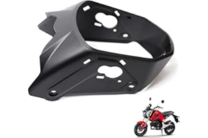 mokuo Motorcycle Black Headlight Cover Fit For Honda Grom Msx125 SF 2013-2016 Fairings Kit Parts