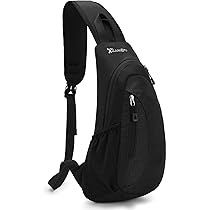 Zaino Monospalla Uomo Impermeabile - Con USB, Regolabile, Per Sport E Viaggi