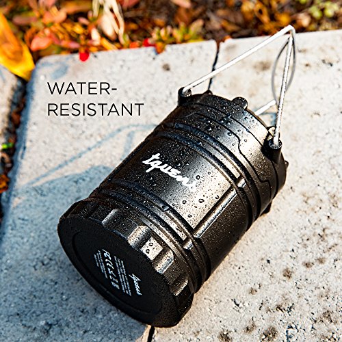 LED Campinglampe, Tquens® Zusammenklappbare, Superhelle, Wasserdichte Camping Laterne, Taschenlampe – L400 (000EH20692) - 6
