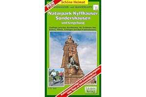 Radwander- und Wanderkarte Naturpark Kyffhäuser, Sondershausen und Umgebung: Ausflüge zwischen Nordhausen, der Goldenen Aue, Kelbra, Tilleda, ... Tilleda und Bad Frankenhausen (Schöne Heimat)