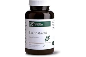 ‎CLASSIC AYURVEDA Classic Ayurveda - Bio-Shatavari Tabletten - 180 g (ca. 450 Tabletten) - Getrocknete Shatavari-Wurzeln in Bioqualität - Das ayurvedische Tonikum für die Frau