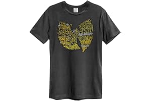 Amplified Wu Tang Clan Graffiti Unisex Charcoal T Shirt