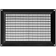 250x170mm / 10x6.7 inch Air Vent Cover - Ventilation Grille with Flyscreen - ABS Plastic Black