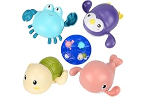 BITOYO Juguetes de Baño para Bebé Niños, Juguetes Bañera Bebe Juguetes de Natación del Flotante Juguetes de Playa Juegos Bañera Niños Juguetes Piscina Bebés 0 1 2 3 4 5 6 7 8 año