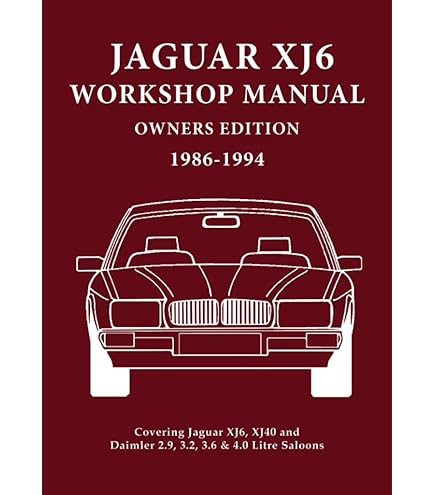 ジャガー XJ6 Haynesレストアマニュアル Jaguar XJ6, Vanden Plas & Sovereign (88-94) Haynes Repair