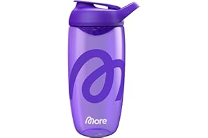 MORE Premium Shaker, 700 ml, Lila, integriertes Mischsieb & Trageschlaufe, geräuschlos, mit hochwertigem ECOZEN Kunststoff