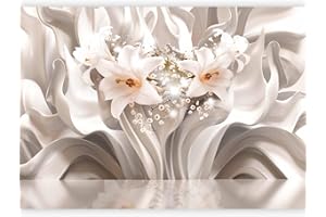 murando - Carta da parati Fiori Giglio 450x315 cm Fotomurali in TNT Murale alla moda Decorazione da Muro XXL Poster Gigante Design Carta per Pareti 3D Effetto Astratto b-C-0595-a-a