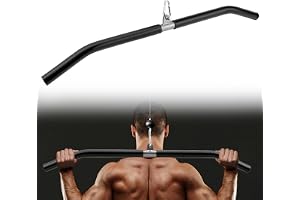 QWORK® 85 cm Latzugstang, Fitness Latzugstang, för tricepstryck och styrketräning för överkroppen